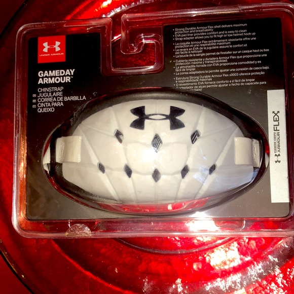 Gameday Armour | White Youths Chinstrap - Picture 3 of 5